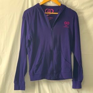 Vintage Victoria Secret Medium Zip Up Purple Jacket